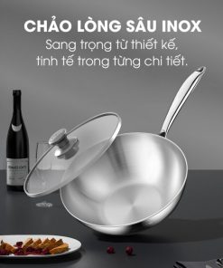 Alternative view of Chảo inox 304 lòng sâu Kalite KWP2501 chống dính chống xước