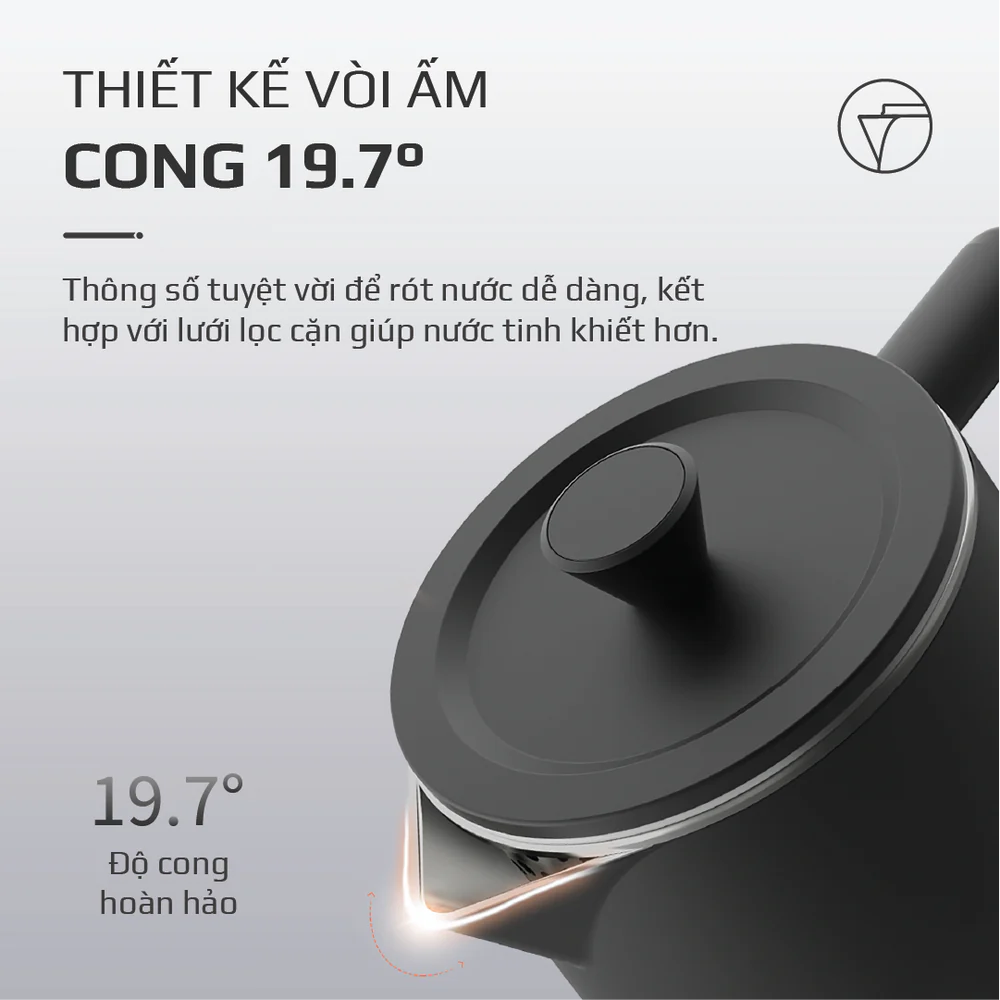 Ấm Siêu Tốc OLIVO EK207– Bộ Điều Khiển Strix Siêu Bền, Dung Tích 1.7L-2000W - Ảnh 9