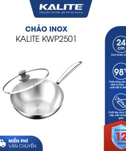 Chảo inox 304 lòng sâu Kalite KWP2501 chống dính chống xước