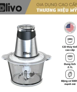 Máy Xay Thịt Đa Năng OLIVO FC21 – Công Suất 500W, Dung Tích 2.1L, Xay Thực Phẩm Nhanh Mạnh, Bền Bỉ