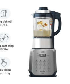 Máy làm sữa hạt UNIE V9S PRO dung tích 1,75L, xay nấu siêu êm