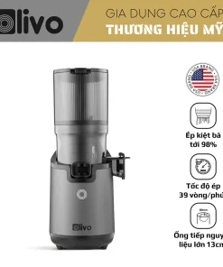 Máy Ép Chậm OLIVO SJ196 Titanium – Ép Trái Cây Nguyên Quả, Động Cơ AC Êm Ái, Cao Cấp