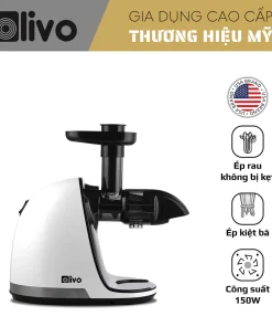 Máy Ép Chậm Trục Ngang OLIVO SJ22 – Ép Rau Không Kẹt, Kiệt Bã, Dễ Vệ Sinh