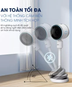 Alternative view of Quạt điều hòa thông minh All in One Kalite KSA369 làm mát, sưởi ấm, phun sương, diệt khuẩn, bảo hành 12 tháng