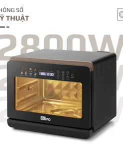 Alternative view of Nồi Chiên Hấp Đa Năng OLIVO SteamFry Xtra – Phiên Bản Cao Cấp, Bảng Điều Khiển OLED, Dung tích vượt trội 20L, Hấp Nano Steam/Chiên Eco Fry thế hệ thứ 2, 70 Chế Độ Cài Sẵn, Vệ Sinh Dễ Dàng